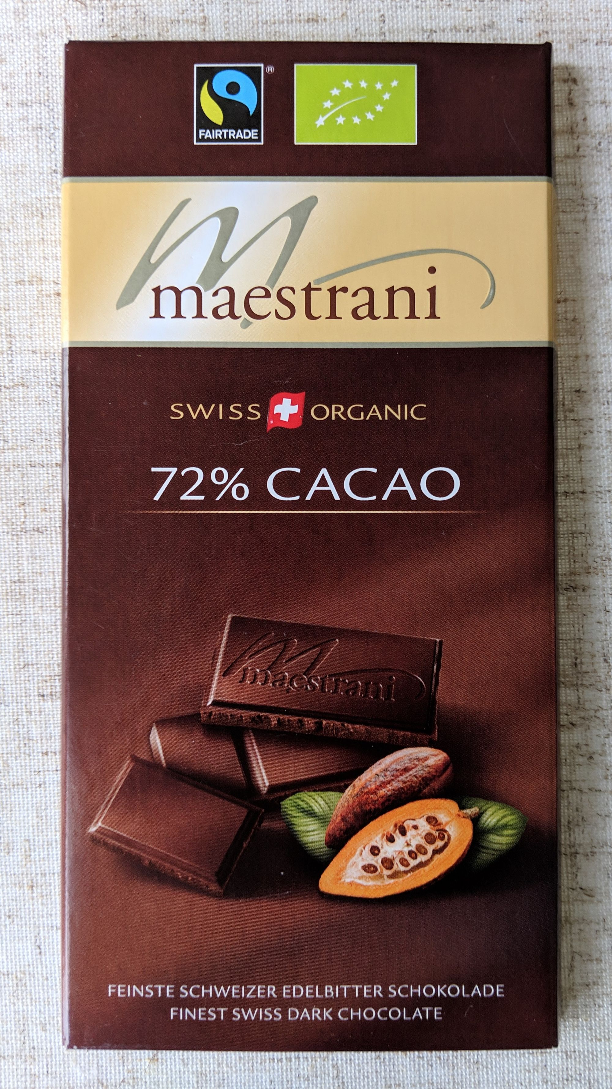 Швейцарский шоколад Maestrani
